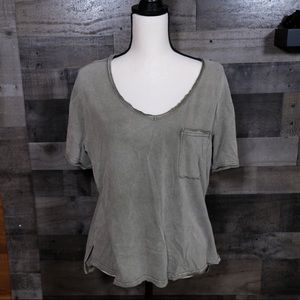 NWOT Mineral Wash Oversized Tee Sage